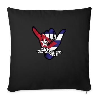 Cuba Shaka - Sofa pillow with filling 45cm x 45cm - black - Front