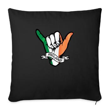 Ireland Shaka - Sofa pillow with filling 45cm x 45cm - black - Front