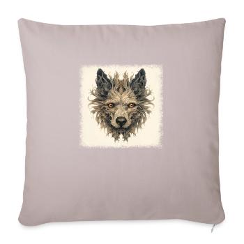 Geek Beagle Shirt Lover Golden Retriever - Coussin et housse de 45 x 45 cm - taupe clair - Devant