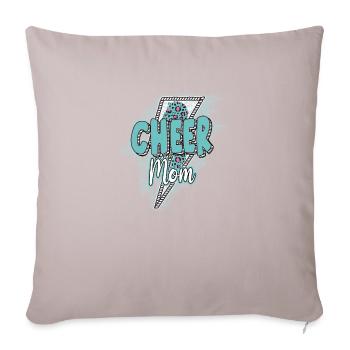 cheer mom - Sofa pillow with filling 45cm x 45cm - light taupe - Front