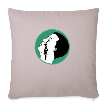Tear of time - Sofa pillow with filling 45cm x 45cm - light taupe - Front