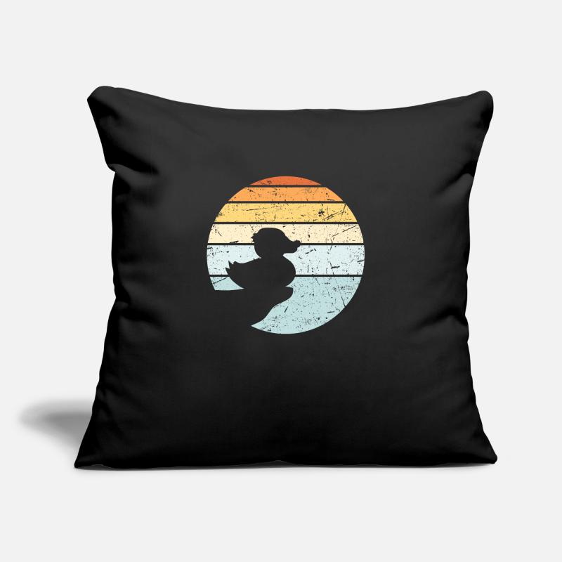Rubber Rubber Rubber Bath Duck Cliff Sun Moon Sofa pillow with filling 45cm x 45cm