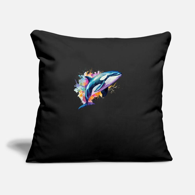 orque colorée Coussin et housse de 45 x 45 cm