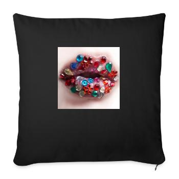 glamup! - Sofakissen mit Füllung 45 x 45 cm - Schwarz - Vorne