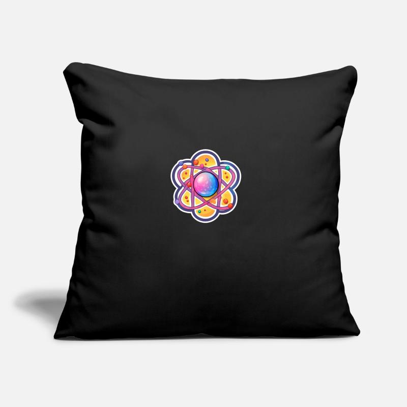 Atom Physics Nerd Atomic Model Sofa pillow with filling 45cm x 45cm