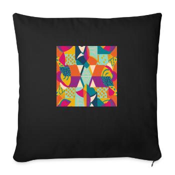 Modèles traditionnels - Coussin et housse de 45 x 45 cm - noir - Devant