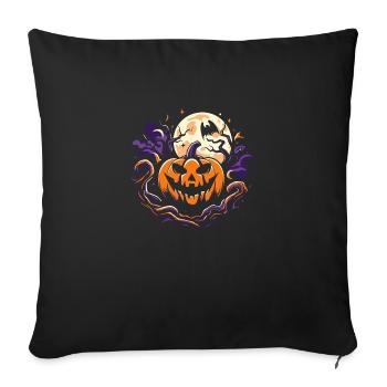 Scary Halloween - Sofa pillow with filling 45cm x 45cm - black - Front