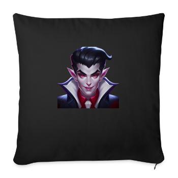 Halloween - Sofa pillow with filling 45cm x 45cm - black - Front