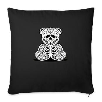 Teddy Bear Halloween - Coussin et housse de 45 x 45 cm - noir - Devant