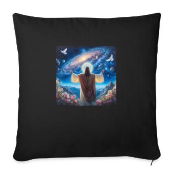 Image 31 - Coussin et housse de 45 x 45 cm - noir - Devant