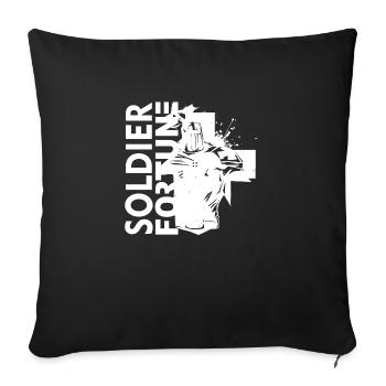 Soldier Fortune Military Army War Cool Navy Combat - Sofakissen mit Füllung 45 x 45 cm - Schwarz - Vorne