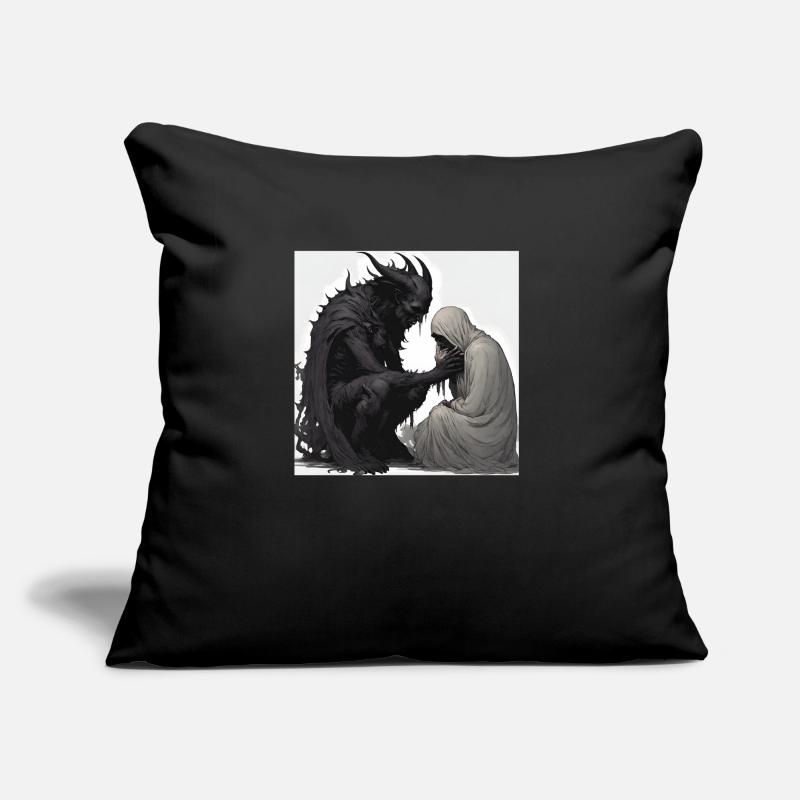 Outer Space Esoteric Saying Sofa pillow with filling 45cm x 45cm