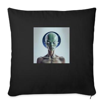 Astronomie Astrophysique - Coussin et housse de 45 x 45 cm - noir - Devant