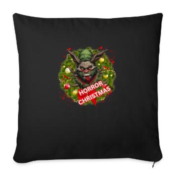 Dark Chrismas - Sofakissen mit Füllung 45 x 45 cm - Schwarz - Vorne