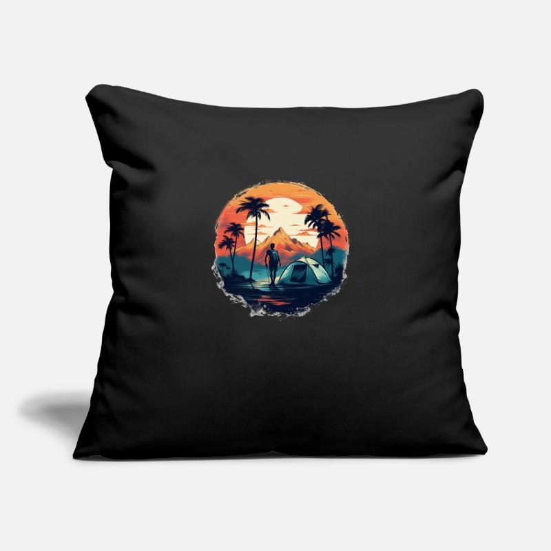 Écusson d’aventure Coussin et housse de 45 x 45 cm