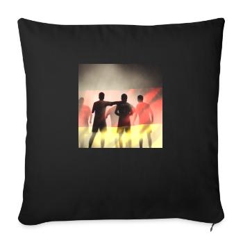 Équipe d’Allemagne de football - Coussin et housse de 45 x 45 cm - noir - Devant