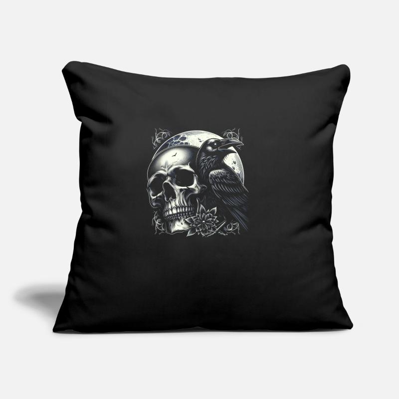 Lunar Raven's Vigil Sofa pillow with filling 45cm x 45cm
