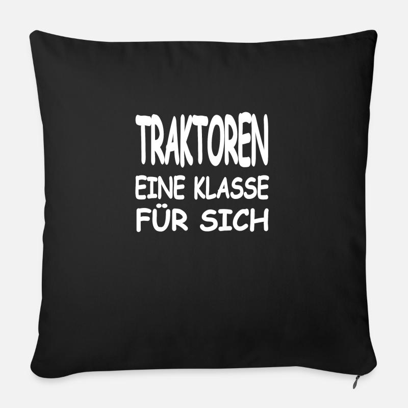 Traktoren - Sofakissen mit Füllung 45 x 45 cm - Schwarz