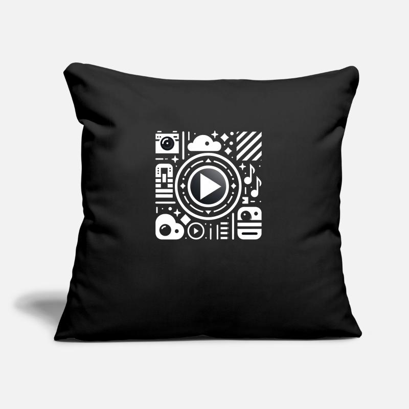 Digital Symphony Sofa pillow with filling 45cm x 45cm