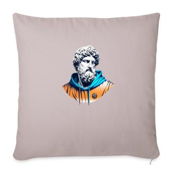 Ruegonides - Sofa pillow with filling 45cm x 45cm - light taupe - Front
