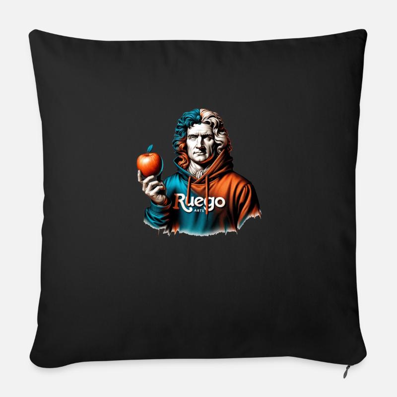 Newton - Sofa pillow with filling 45cm x 45cm - black