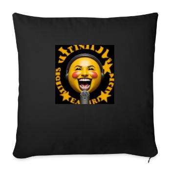 Crazy Comedian from Comedy Balkan - Sofa pillow with filling 45cm x 45cm - black - Front