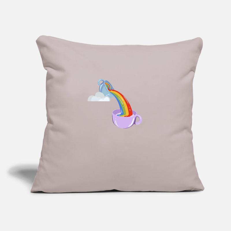 Rainbow Tea Sofakissen mit Füllung 45 x 45 cm