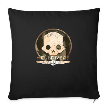 computer pc game technology gamer gaming modern - Sofa pillow with filling 45cm x 45cm - black - Front