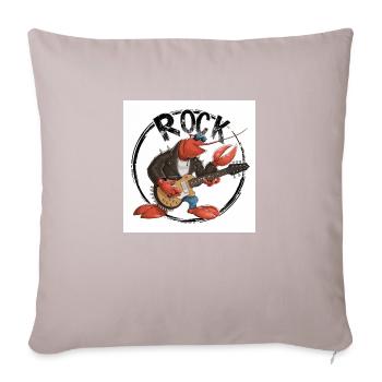 Homard jouant de la guitare - Coussin et housse de 45 x 45 cm - taupe clair - Devant