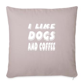 Canine - Sofa pillow with filling 45cm x 45cm - light taupe - Front