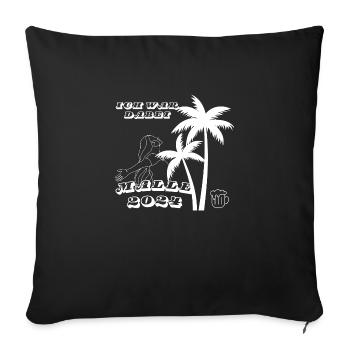 Malle 2024 - Sofakissen mit Füllung 45 x 45 cm - Schwarz - Vorne