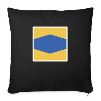 Haruku Signature - Sofakissen mit Füllung 45 x 45 cm - Schwarz - Vorne