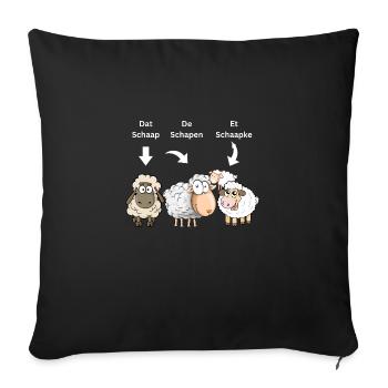 Dat Schap - Sofakissen mit Füllung 45 x 45 cm - Schwarz - Vorne