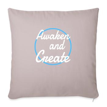 Jokes Disruptive Innovation Innovation - Sofa pillow with filling 45cm x 45cm - light taupe - Front