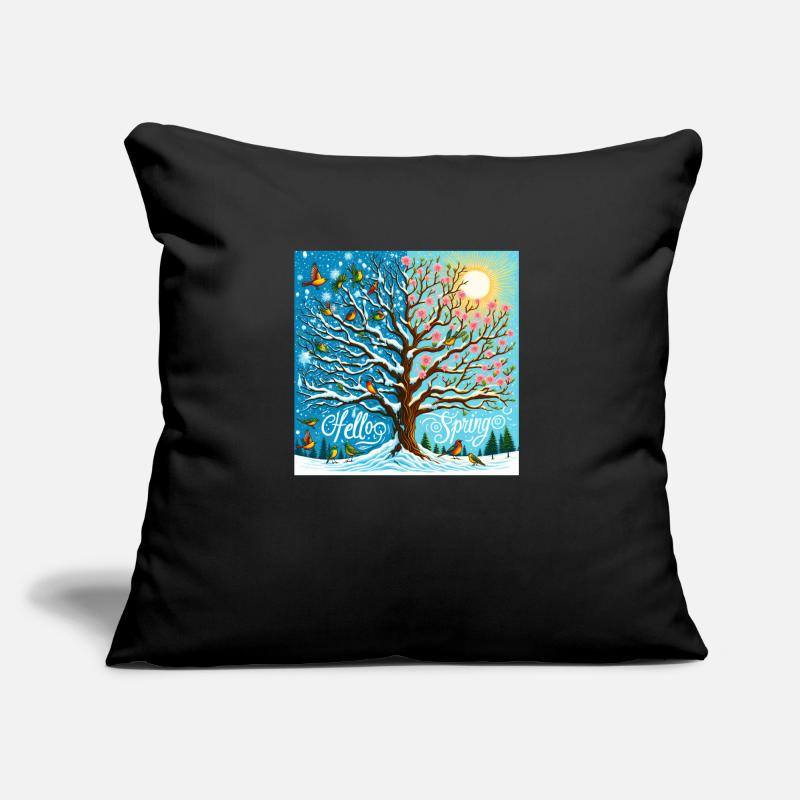 hello spring Coussin et housse de 45 x 45 cm