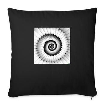 Fibonacci - Sofakissen mit Füllung 45 x 45 cm - Schwarz - Vorne