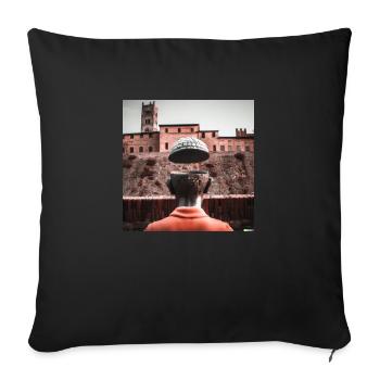Nobrainer - Sofakissen mit Füllung 45 x 45 cm - Schwarz - Vorne