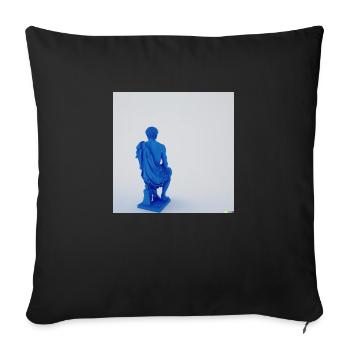 alone - Sofakissen mit Füllung 45 x 45 cm - Schwarz - Vorne