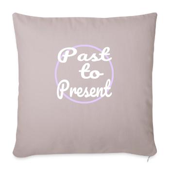 transformational change memory lane - Sofa pillow with filling 45cm x 45cm - light taupe - Front