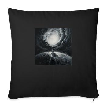 Dark Space - Sofa pillow with filling 45cm x 45cm - black - Front