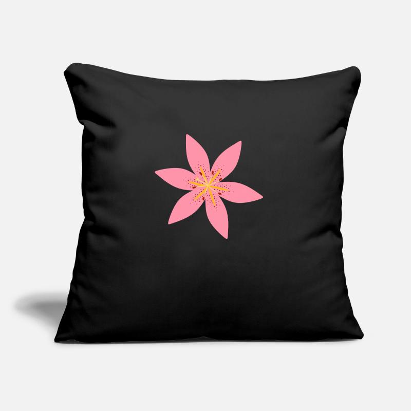 Fleur de lys Coussin et housse de 45 x 45 cm