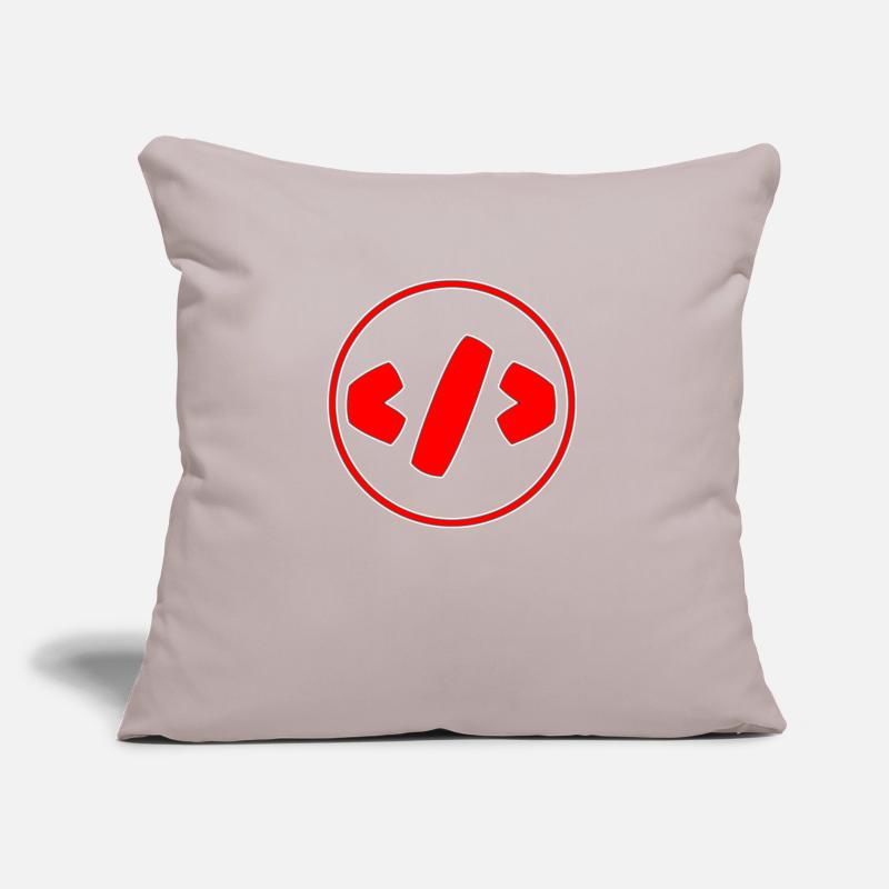 Codage du logo Coussin et housse de 45 x 45 cm