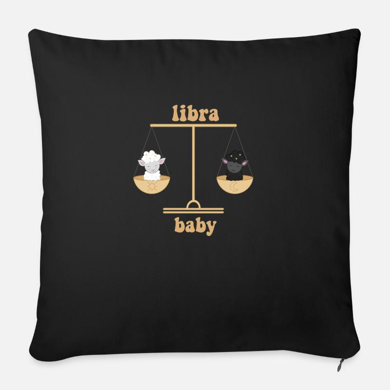 libra baby - Sofakissen mit Füllung 45 x 45 cm - Schwarz