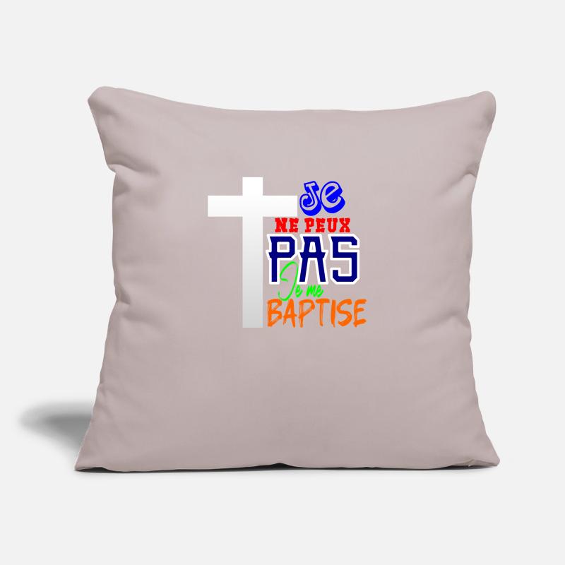 I CAN'T I BAPTIZE MYSELF Sofa pillow with filling 45cm x 45cm