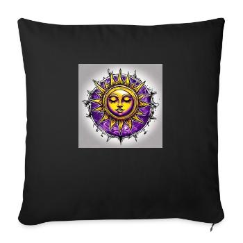 AS A SLEEP - Sofakissen mit Füllung 45 x 45 cm - Schwarz - Vorne