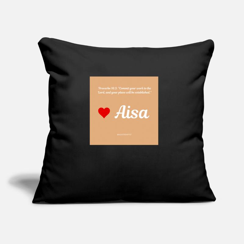 commit yourself Sofa pillow with filling 45cm x 45cm