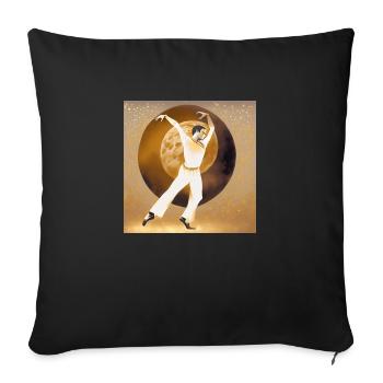 Energy - Sofa pillow with filling 45cm x 45cm - black - Front