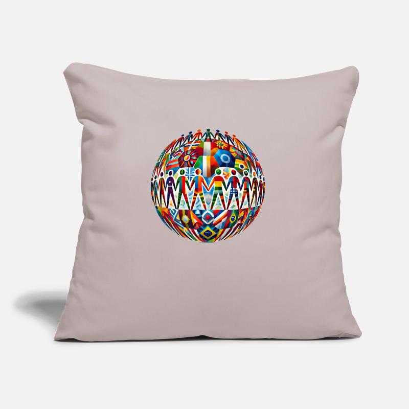 Unity in Diversity – Gemeinsam stark Sofakissen mit Füllung 45 x 45 cm