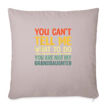 Drôle Grand-père Art Pour Grand-père Gramps Hommes Poppy - Coussin et housse de 45 x 45 cm - taupe clair - Devant