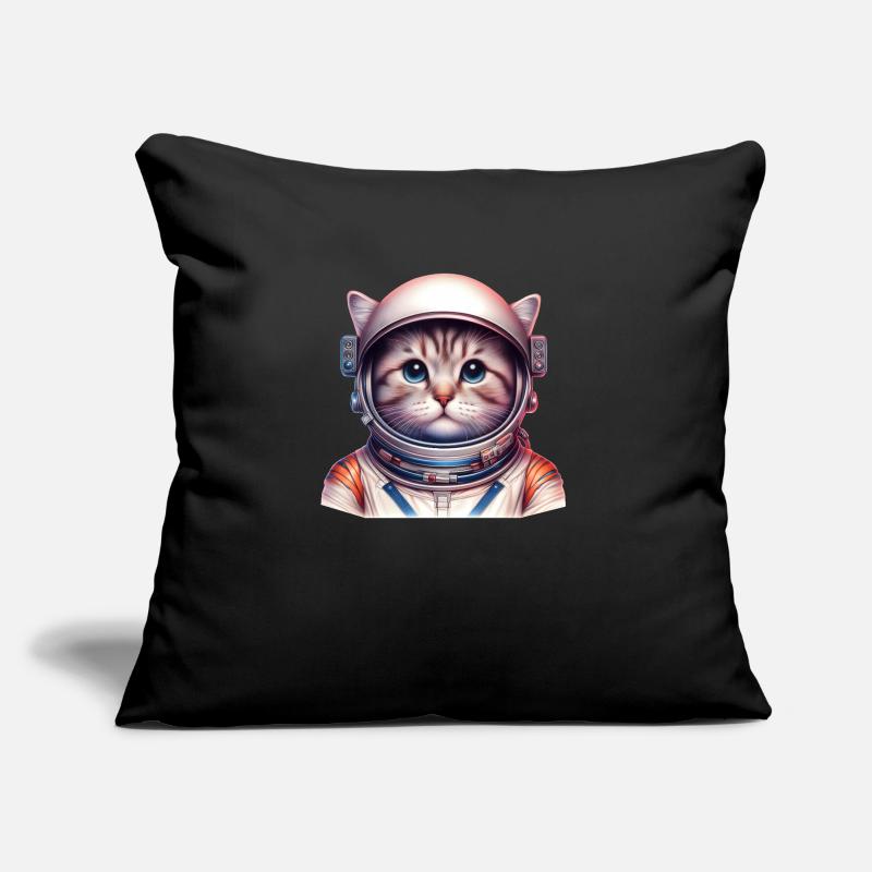 Space_cat Coussin et housse de 45 x 45 cm